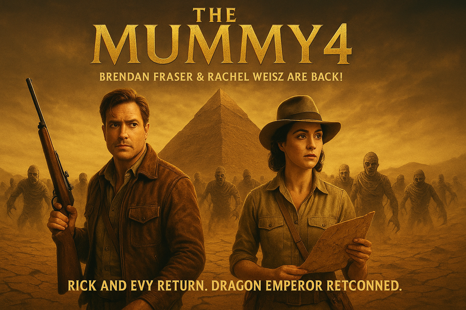 The Mummy 4: Brendan Fraser & Rachel Weisz Are Finally Back! What You Need to Know